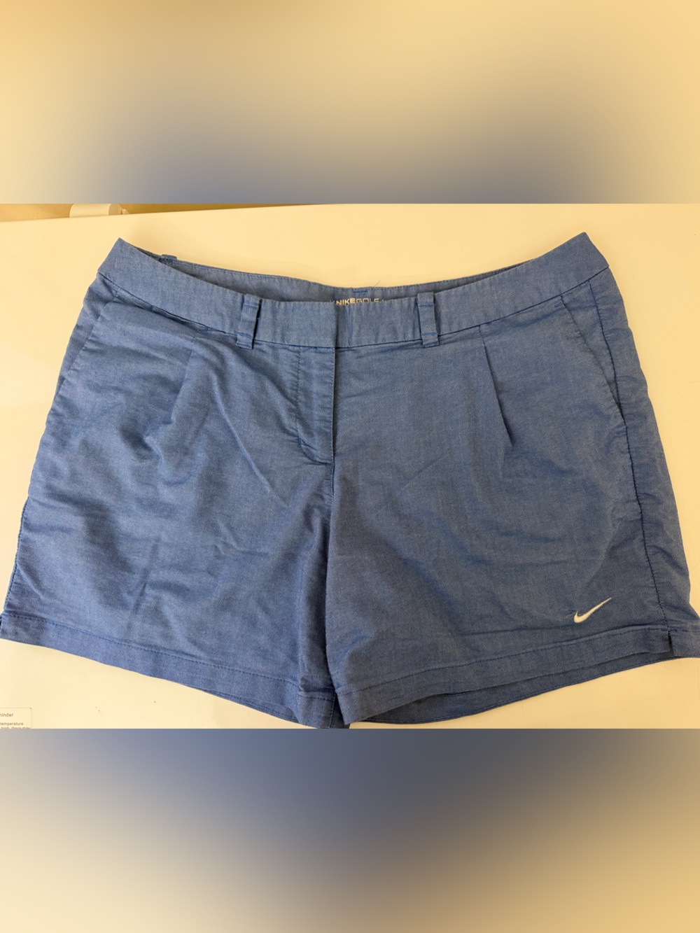 Nike Golf Dri-Fit Women’s Light Blue Athletic Shorts with Swoosh